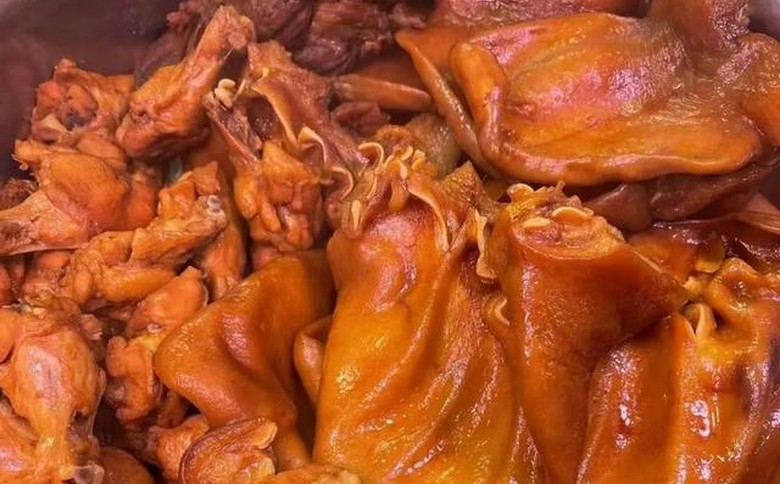 豬頭肉的正宗鹵制技巧,低成本學技術,創業不再難