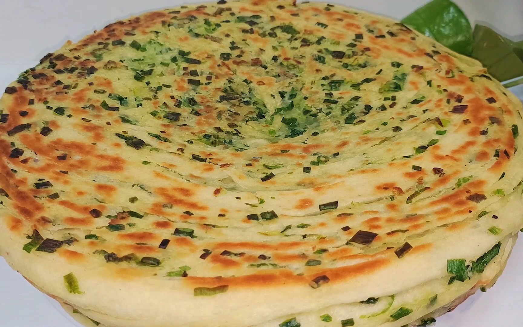 香蔥大餅撒料秘制撒料?層層酥香全靠調味,這樣做出人人夸的好餅!